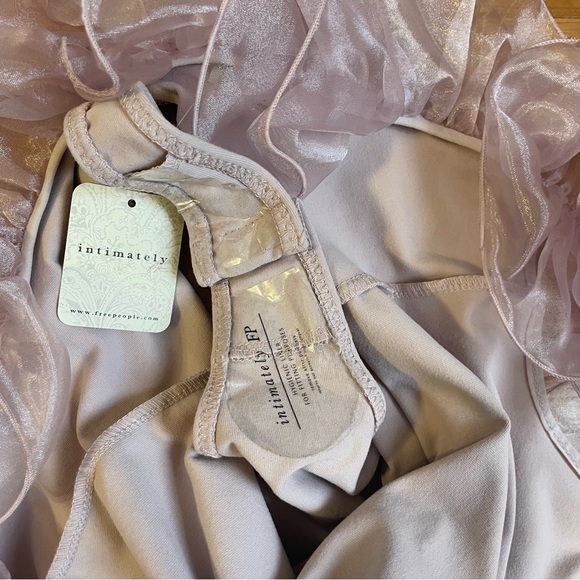 NWT Free People Haute Wired Tulle Bodysuit - Picture 6 of 6